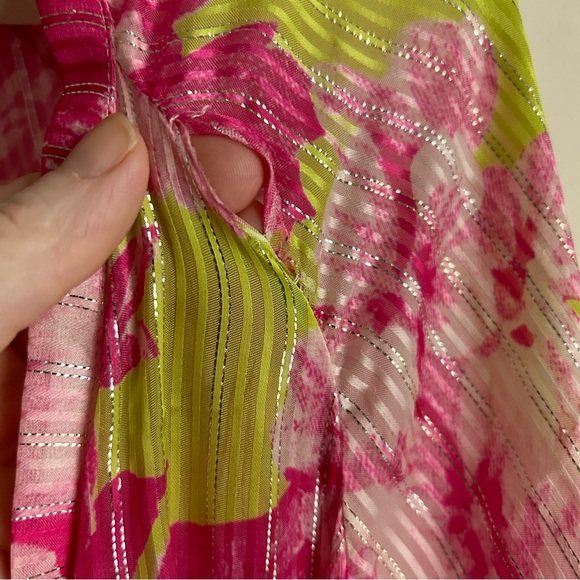 Rococo Sand Kimono Coverup Pink Sz S - Picture 10 of 13